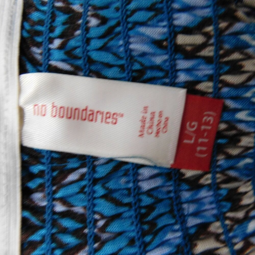 Women's No Boundaries Long Strapless Dress Sz. L (11-13) - Picture 7 of 7